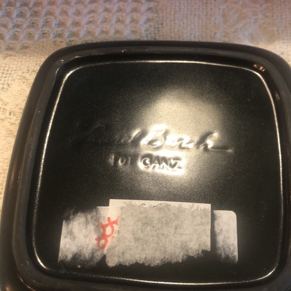 Laurel Burch/Ganz Bella Casa Stoneware Set of 2 Saucers/Coasters/Trinket Dish - Picture 4 of 5